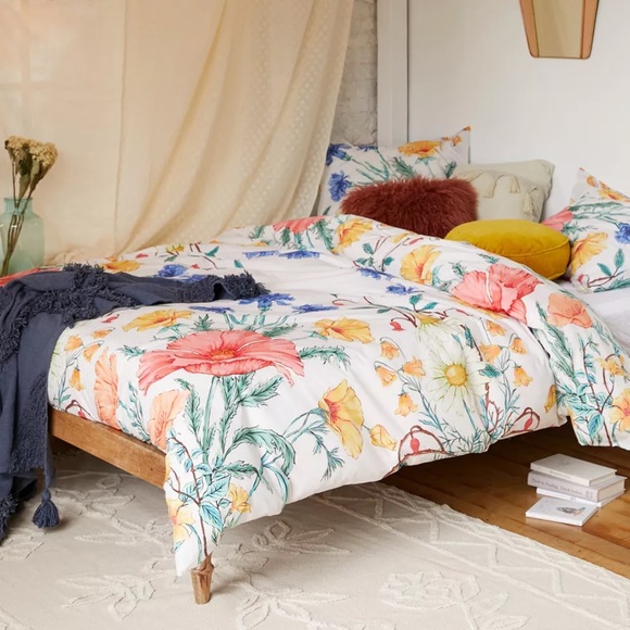 Urban Outfitters Other - Urban Outfitters Krista Scarf Floral Duvet Cover